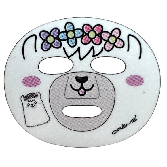 NEW The Creme Shop, Set of 3 Brighten Up, Skin! Llama With Illuminating 24k Gold - Picture 3 of 4